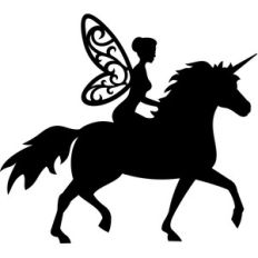 fairy and unicorn