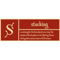 s is for stocking pc