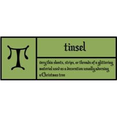 t is for tinsel pc