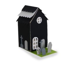 tiny halloween village - lil graveyard
