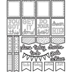 color me plan it stickers