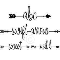 swift arrow font