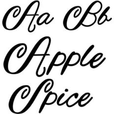 apple spice font