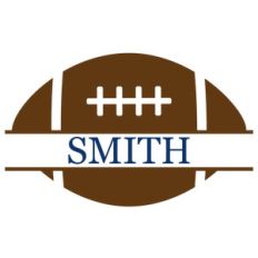 split label football