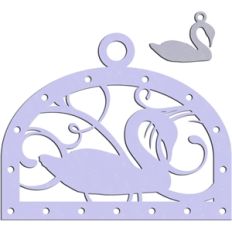 seven swans swimming