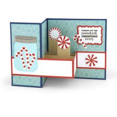 pop up box card christmas candy