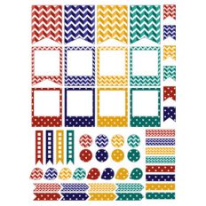 jewel-tone planner stickers