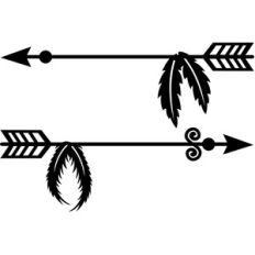 arrows and feathers