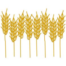 wheat repeating border