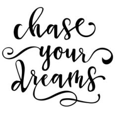 chase your dreams phrase