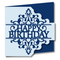 split design card - birthday