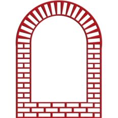 brick window frame