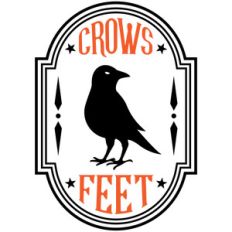 crows feet halloween apothecary label