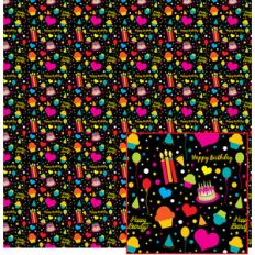colorful birthday paper