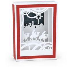 shadow box card wise men