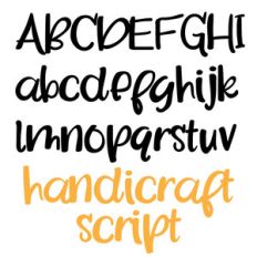 pn handicraft script