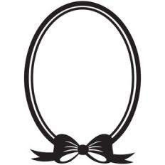 pretty oval frame