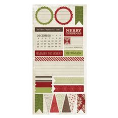 christmas wonder planner stickers
