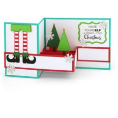 a2 pop up box card elf