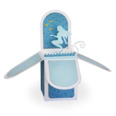 mermaid 3d card