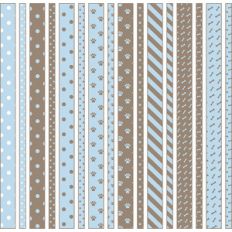 blue is for boy dog washi tape