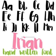 irian font