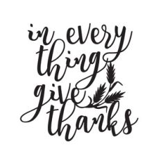 in every thing give thanks