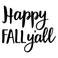 happy fall y'all