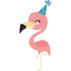 birthday flamingo