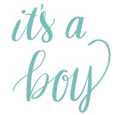 it's a boy