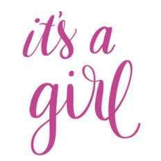 it's a girl