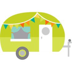 green camper - flea market