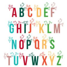 autumn leaves alphabet