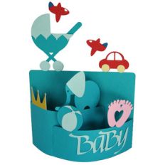 baby boy bendi card