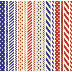 blue, red and cream birthday washi tapes