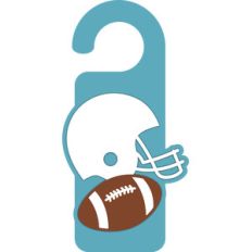 door hanger football