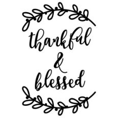 thankful and blessed