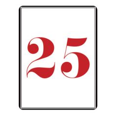 25 day journal card