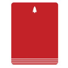 christmas tree journal card