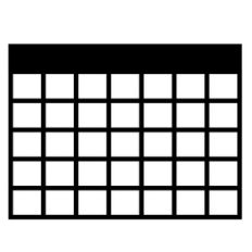 a5 planner - calendar template