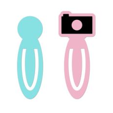 a5 planner - camera and plain clip