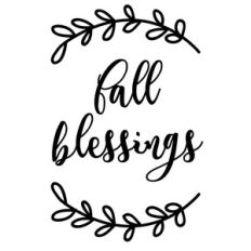 fall blessings