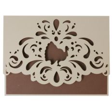 turkey flourish card