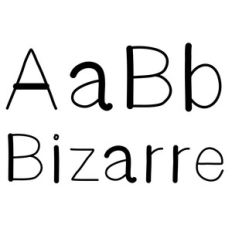 bizarre font