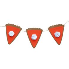 pumpkin pie slice garland