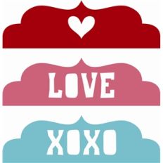 3 valentine tabs
