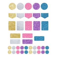 glitter planner stickers