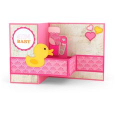 pop up box card baby duck