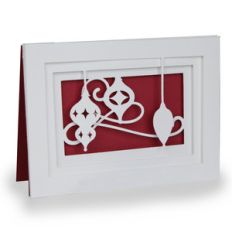 ornament shadow box card