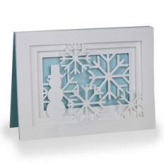 snowman box card